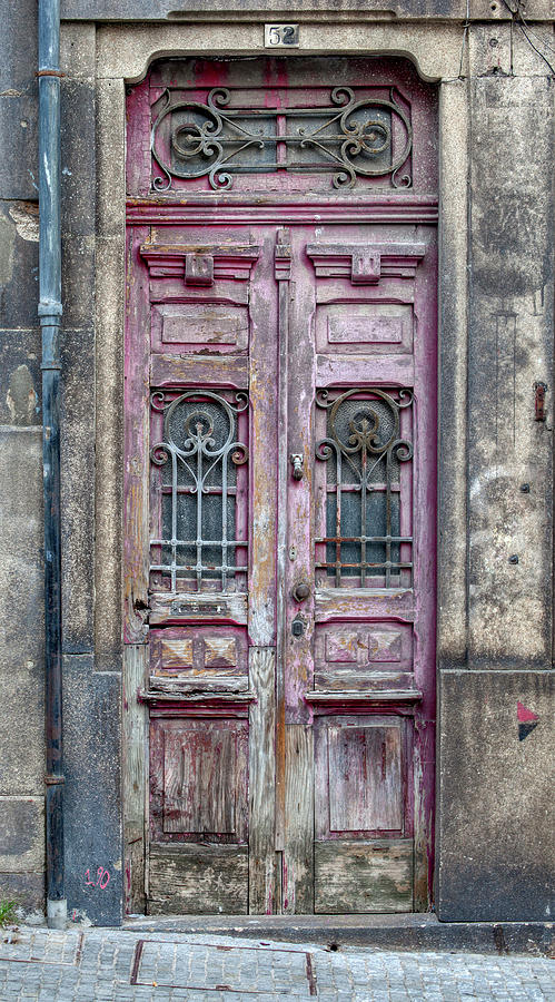 Door 52 of Porto Photograph by David Letts