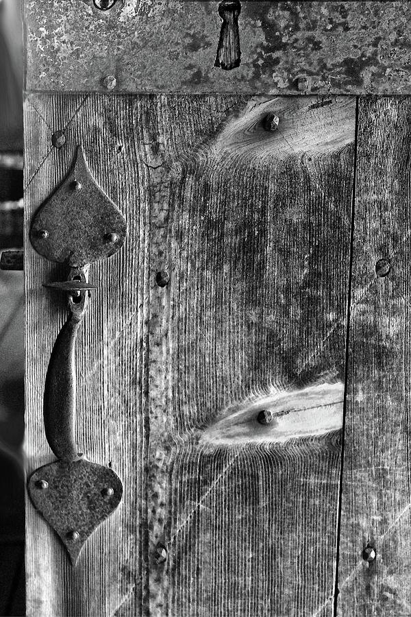 Door Handle BW 062121 Photograph by Mary Bedy