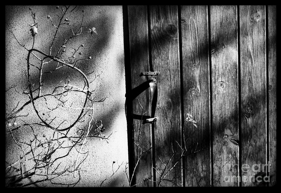 Vintage Photograph - Door Handle-SFNM-01 by Timothy Bischoff