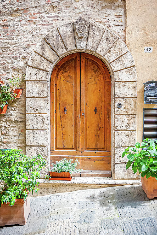 Door In Italy Photograph by Marla Brown