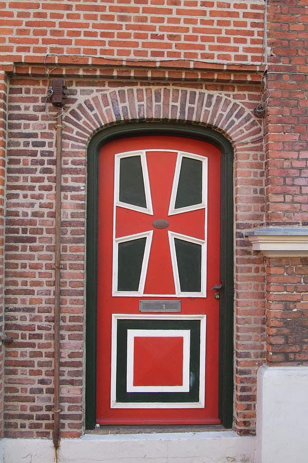 Door In Marienlust Area In Helsingoerin 2017 Photograph