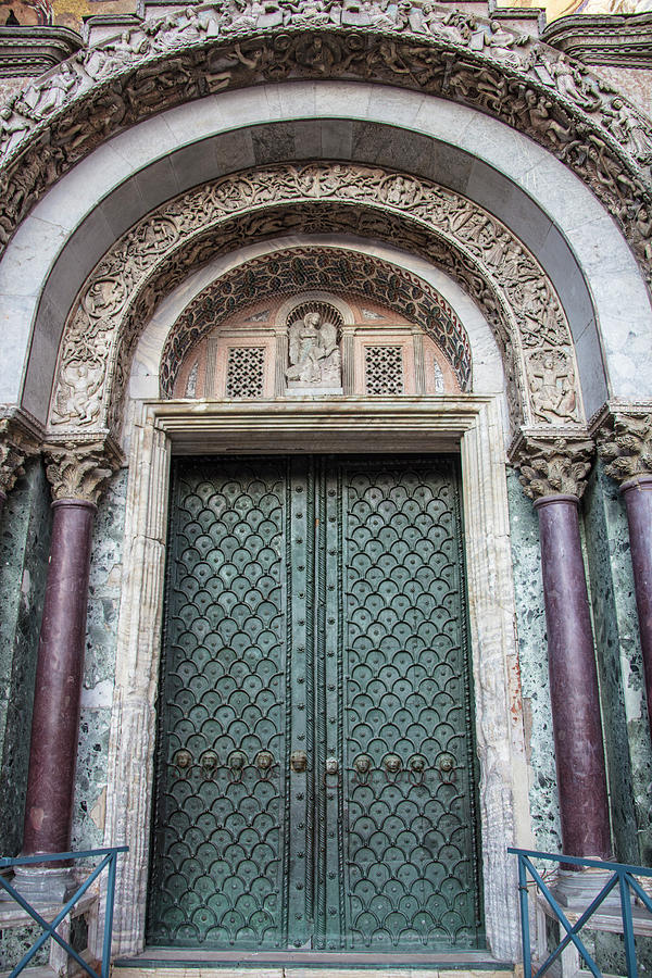 Door in Saint Marks Square Venice Italy  Photograph by John McGraw