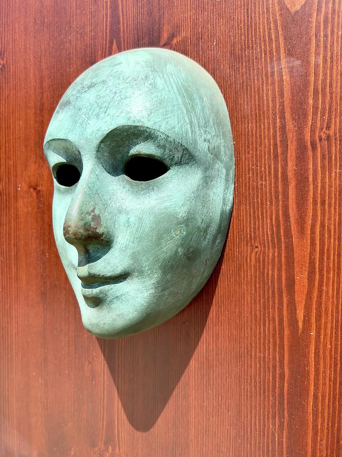 Door Mask of Venice Photograph by David Letts