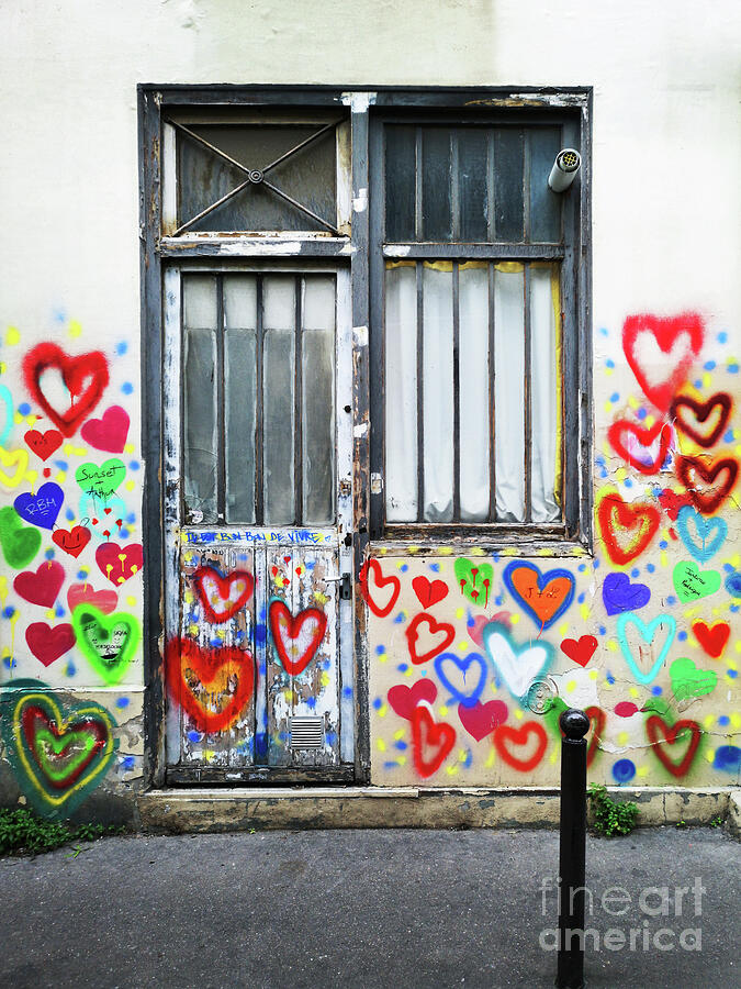 Door of Love in Paris Photograph by Delphimages Photo Creations