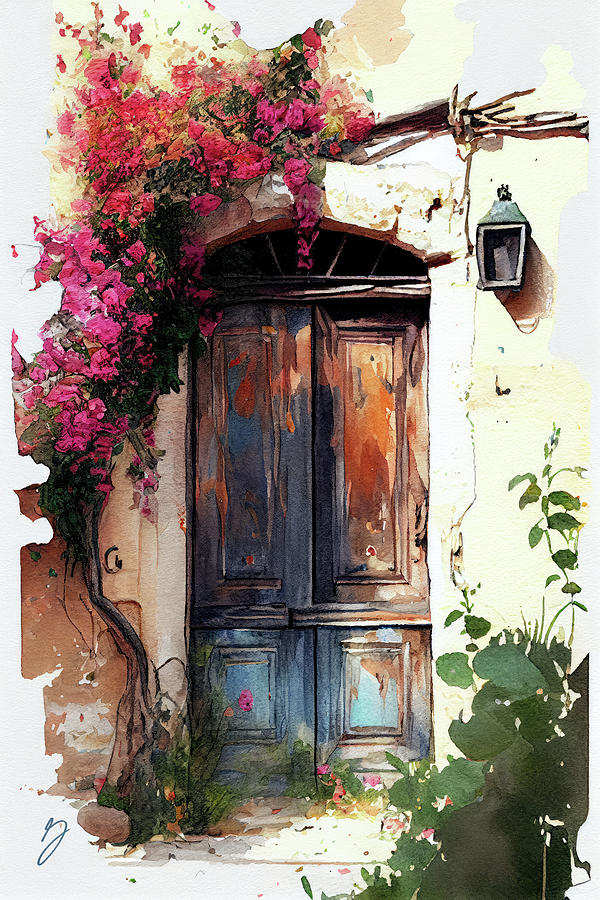Door of Wonder Painting by Greg Collins