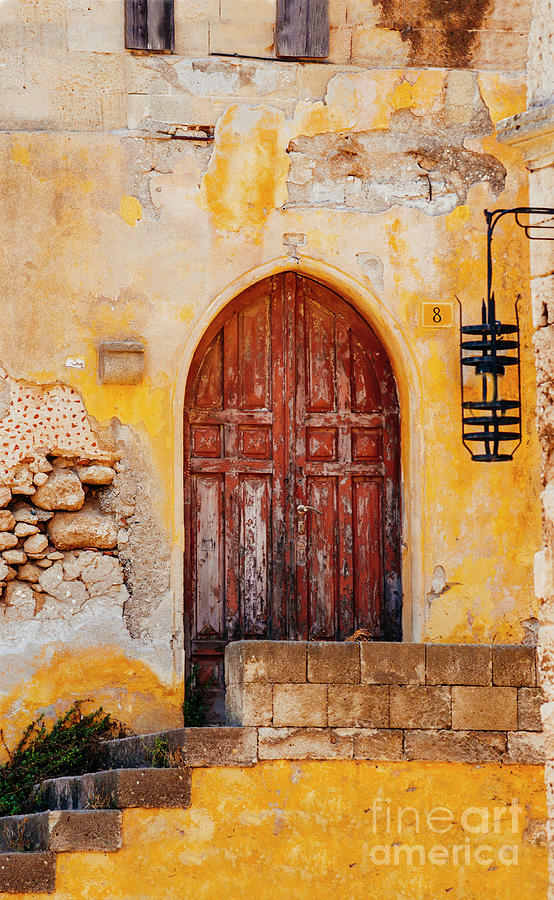 Door on medieval fortress  Photograph by Jelena Jovanovic