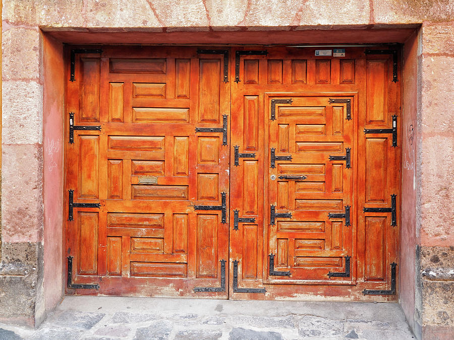 Doors in San Miguel de Allende 2 Photograph by Rebecca Dru