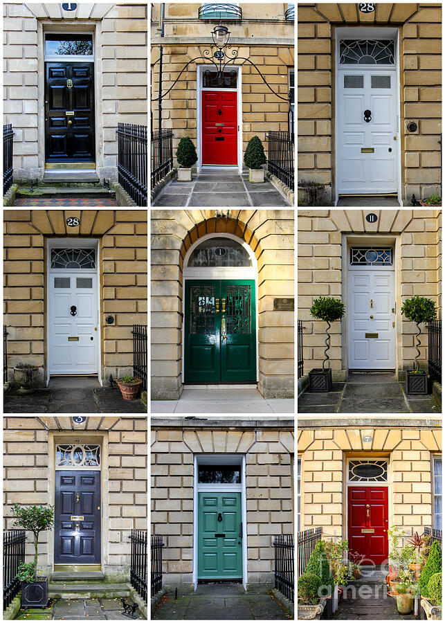 Doors of Bath Photograph by SnapHound Photography