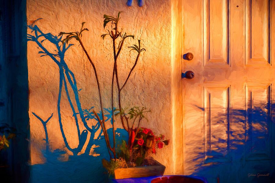 Light Photograph - Doorway in the hot summer sun by Glenn Gemmell