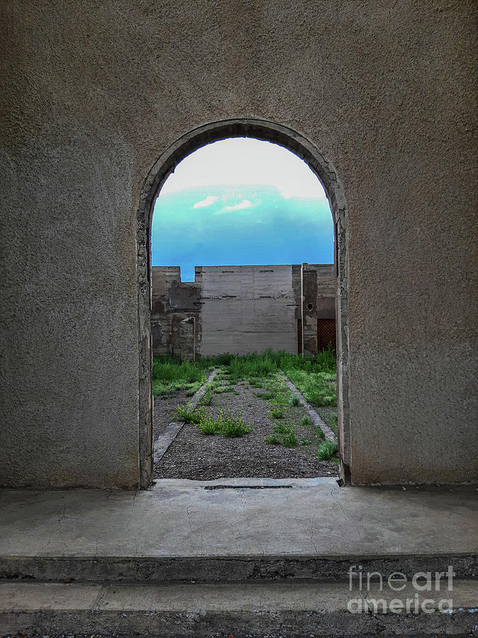 Doorway of San Isidro Photograph by Tony Baca