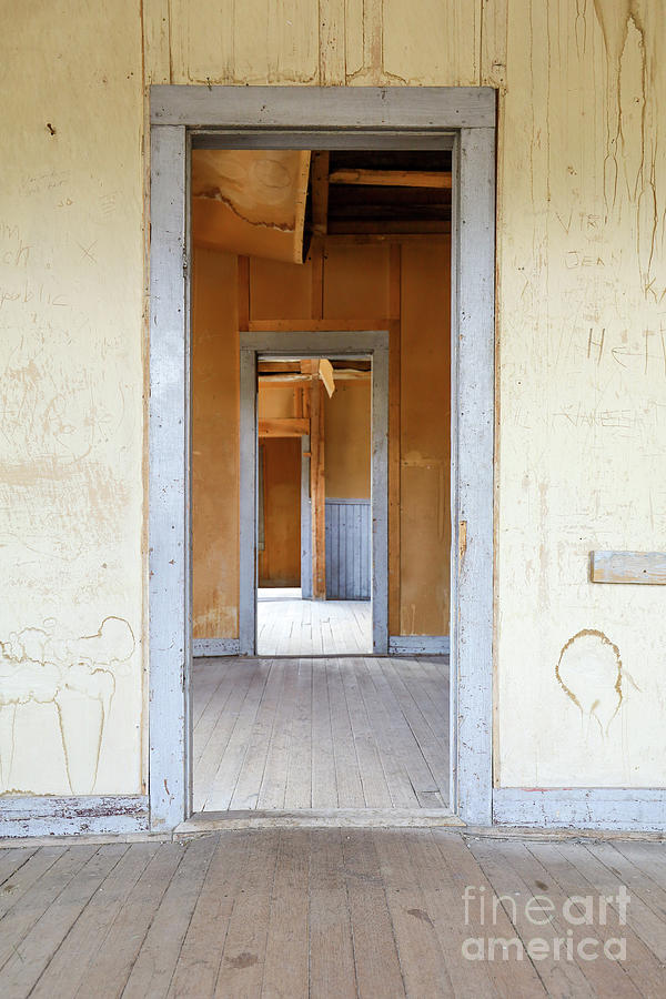 Doorways Abandoned Ghost Town Bannack Montana Photograph by Edward Fielding