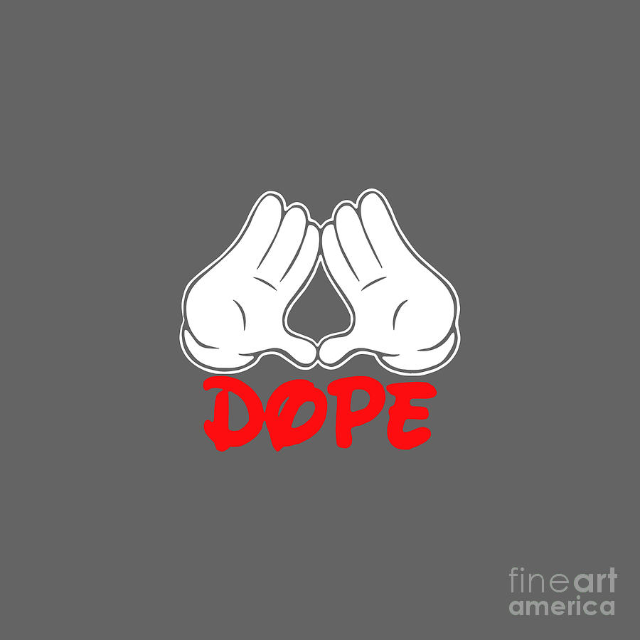 Dope Diamond Mickey Hands Digital Art By Ade Zeni 