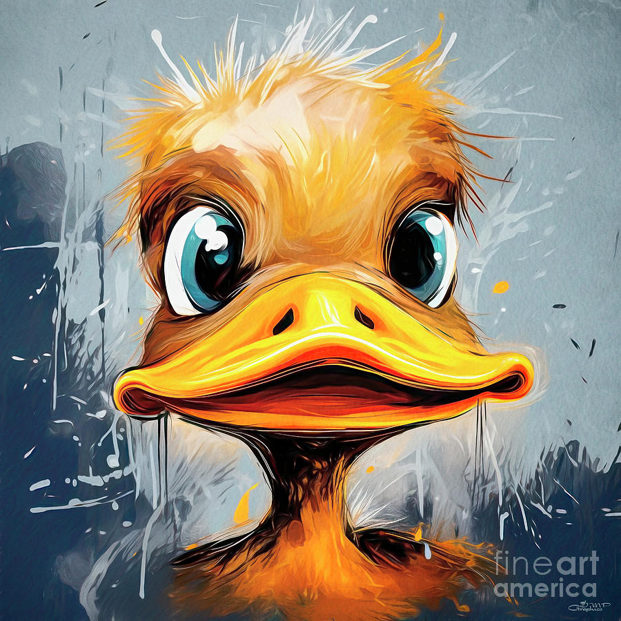 Dora Duck Digital Art by Jutta Maria Pusl