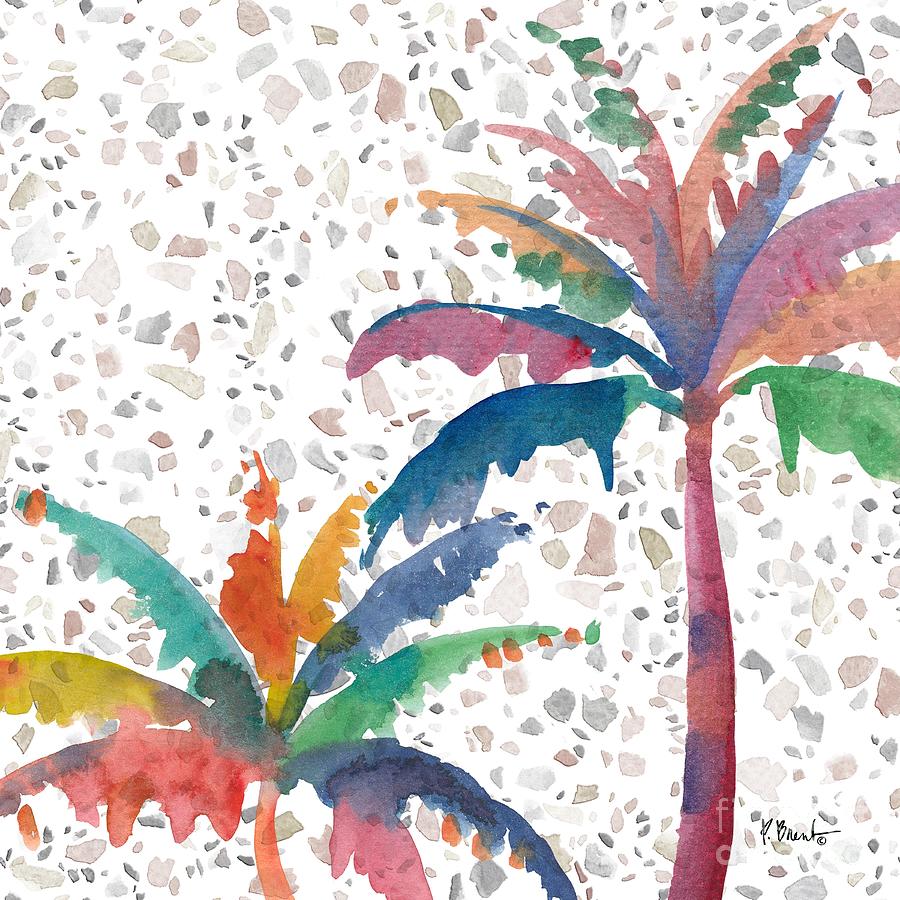 Dorado Palms II Painting by Paul Brent