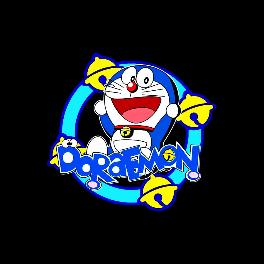 Doraemon Cartoon Logo Funny Digital Art by Josh Fraser - Pixels
