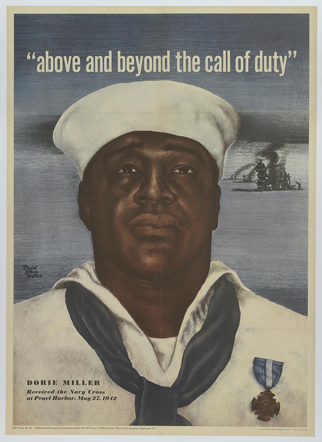 Dorie Miller Navy Poster Photograph by James DeFazio
