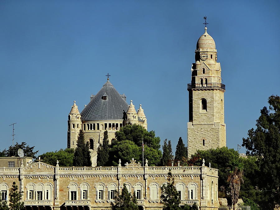 Dormition Abbey on Mount Zion, Jerusalem, Israel Photograph by Lyuba Filatova