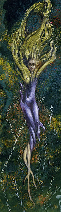 Daphne 1943 Hd Painting By Dorothea Tanning Fine Art America