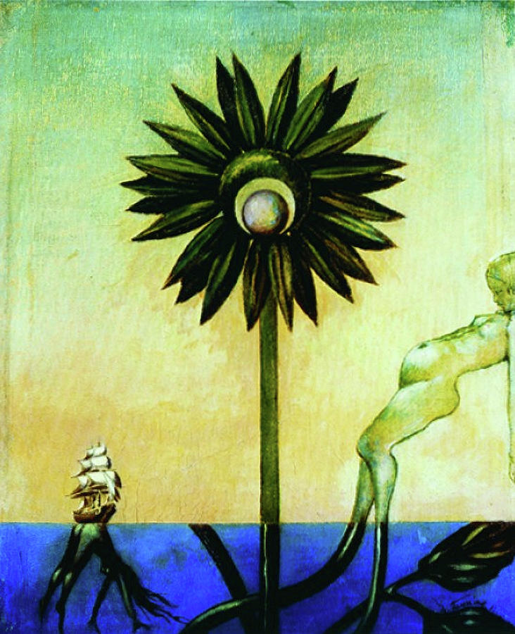 Green Sun with Pirates, 1943 HD Painting by Dorothea Tanning - Pixels