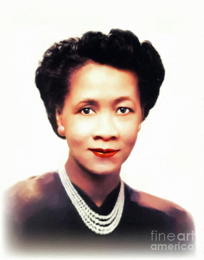 Dorothy Height, Civil Rights Painting by Esoterica Art Agency - Fine ...