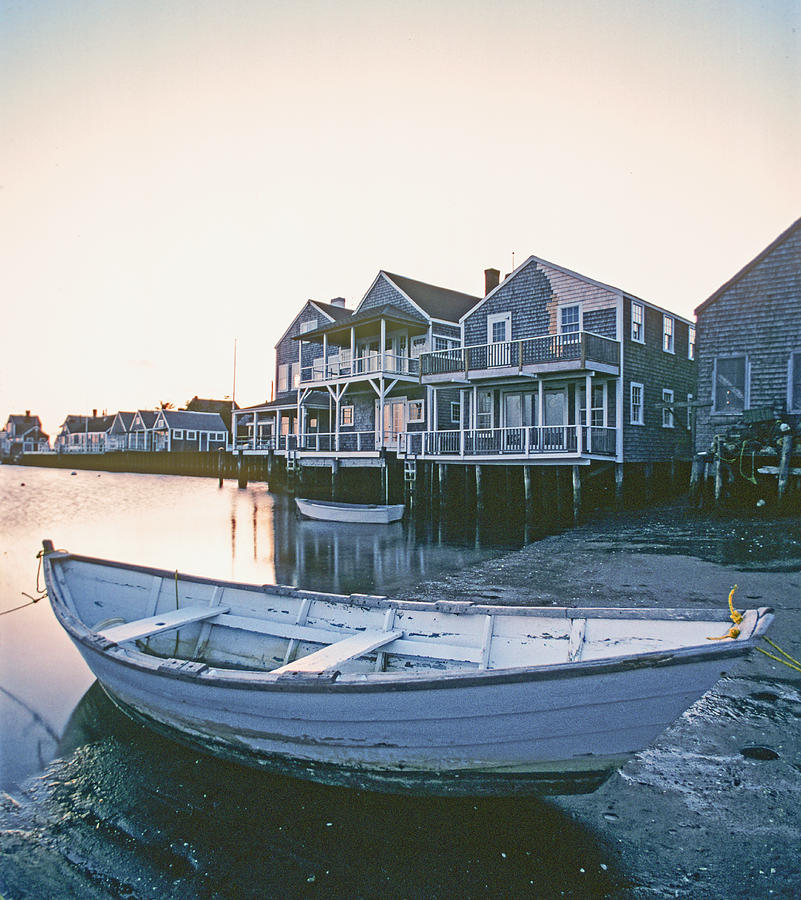 Dory at low tide Nantucket Photograph by Nautical Chartworks - Fine Art ...