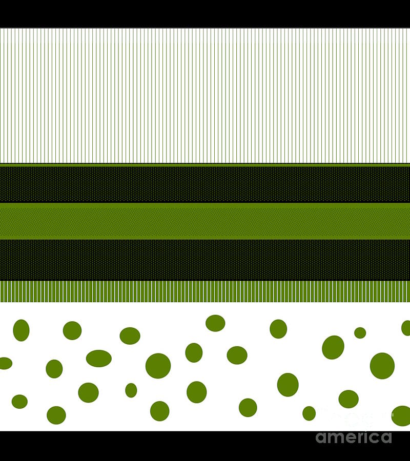 Dots and Stripes Digital Art by Designs By L