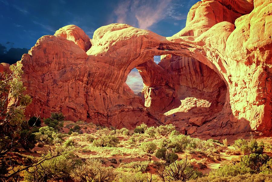 Arches National Park Photograph - Double Arch 33C by Marty Koch
