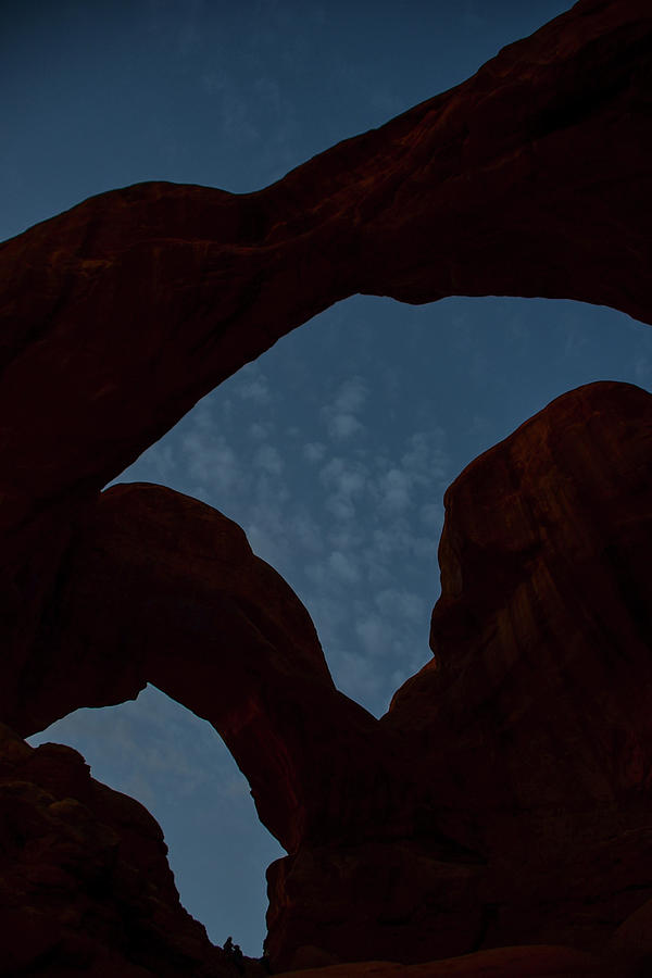 Double Arch at Night Photograph by Pamela McDaniel - Fine Art America