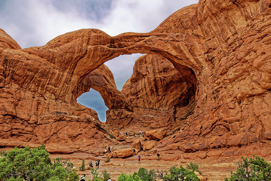 Double Arch in Arches NP Photograph by Doolittle Photography and Art