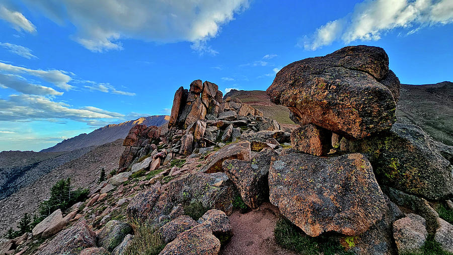 Double Cut and the Summit Photograph by Ray Mathis Double Cut and the Summit Photograph by Ray Mathis