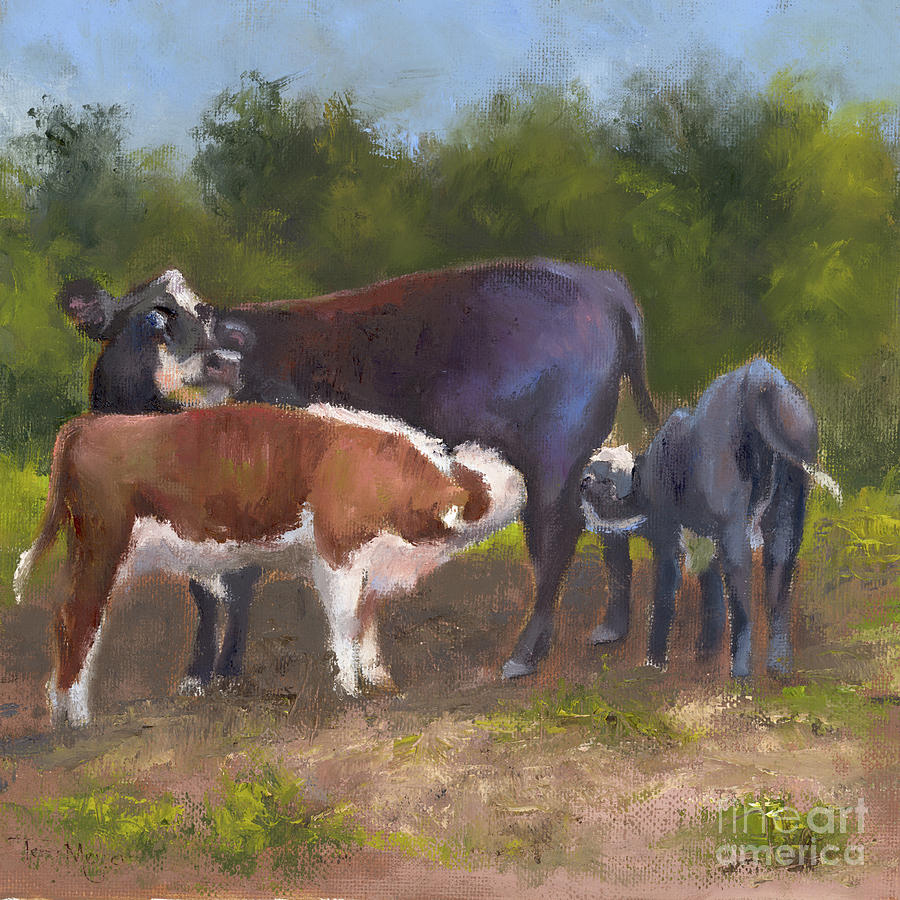 Double Dairy Delight Painting by Terri  Meyer