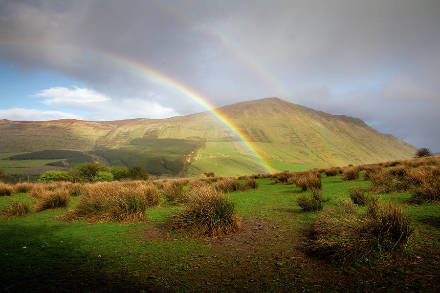 Double Rainbow at Glenahoo Photograph by Mark Callanan