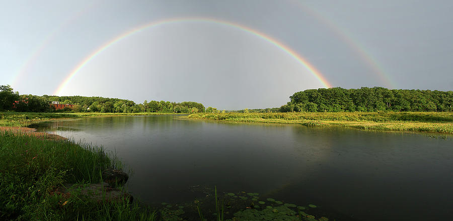Double Rainbow Photograph by David Pratt