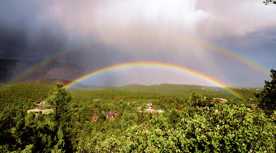 Double Rainbow  Photograph by Heber Lopez