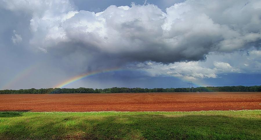 Double Rainbow in Alabama  Photograph by Ally White