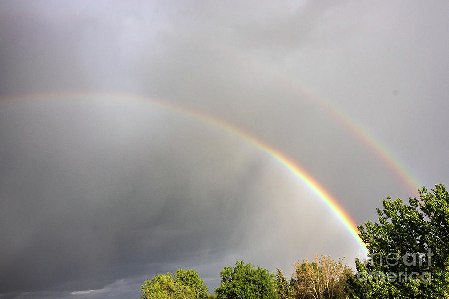 Clouds Photograph - Double Rainbow by Nicki Hoffman Clouds Photograph - Double Rainbow by Nicki Hoffman