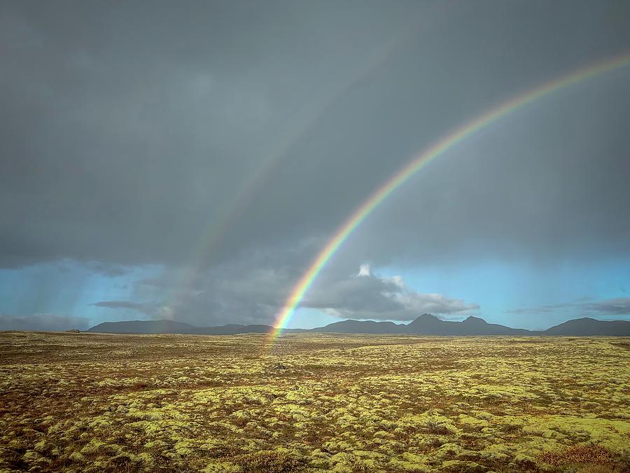 Double Rainbow Photograph by Rebecca Herranen