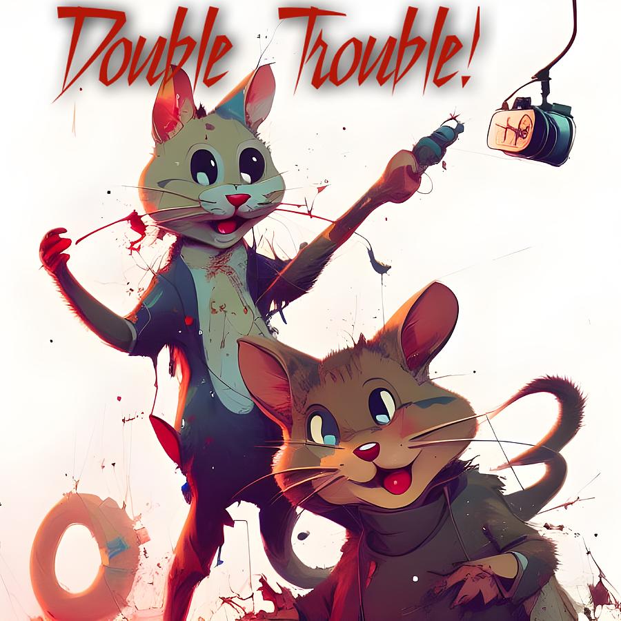 Double Trouble Digital Art by Beverly Read