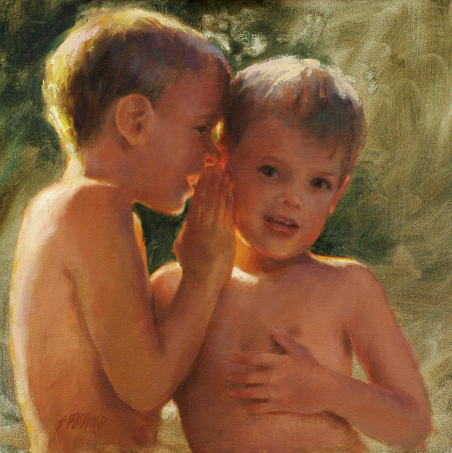 Double Trouble Painting by Susan Blackwood