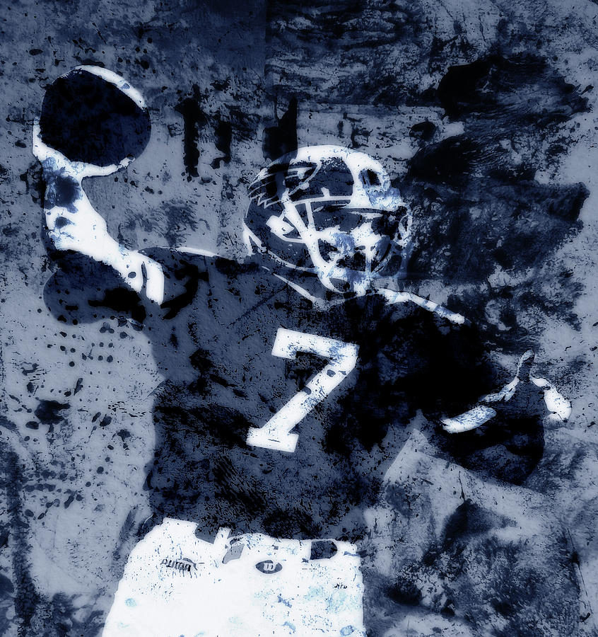 Doug Flutie Mixed Media by Brian Reaves