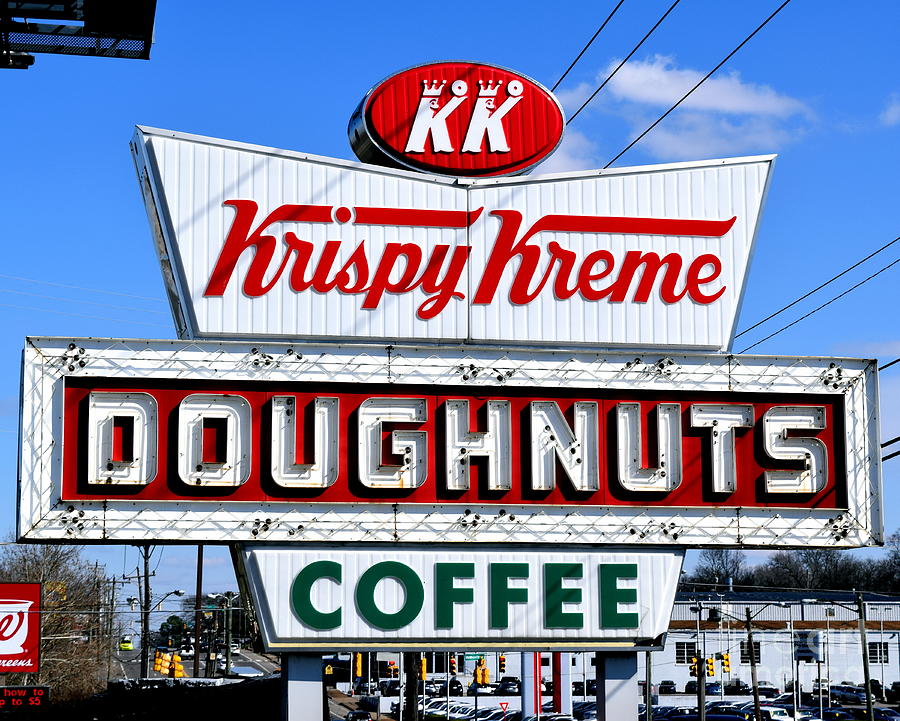 Doughnuts And Coffee Photograph