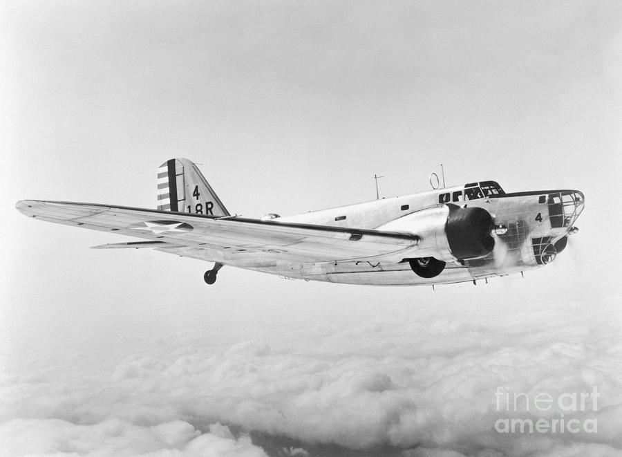 1943 Photograph - Douglas B-18a, 1943 by Granger