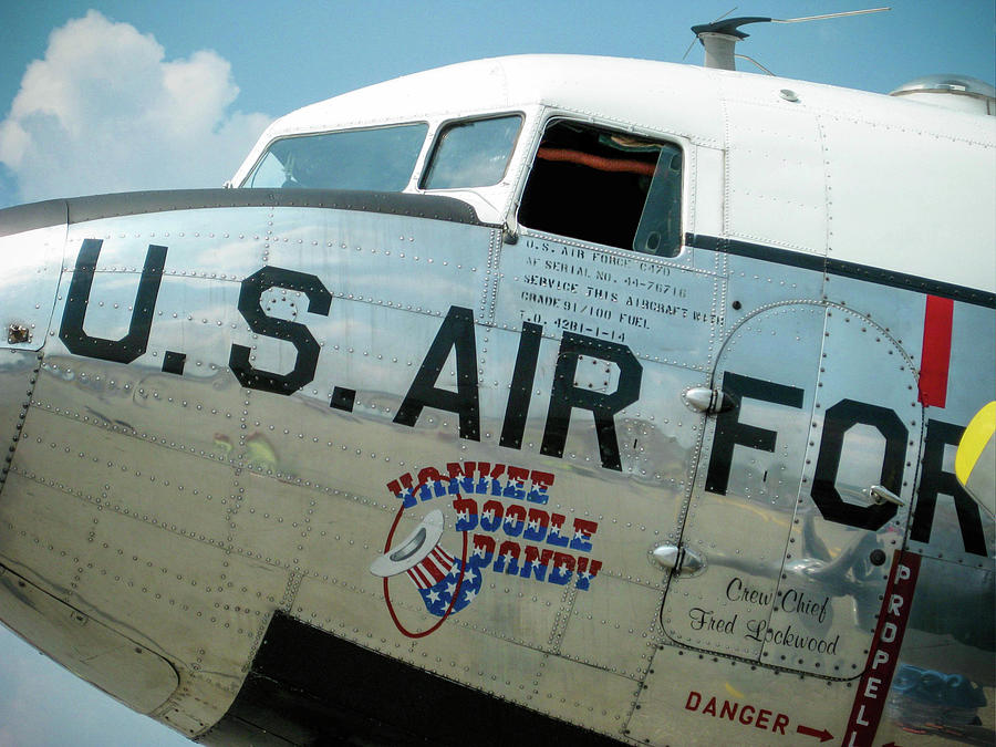 Airplane Photograph - Douglas C-47D Yankee Doodle Dandy by Pheasant Run Gallery