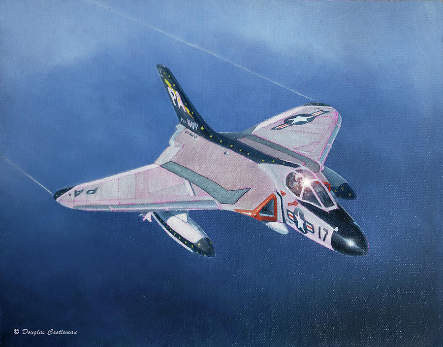Douglas F4d Skyray Painting