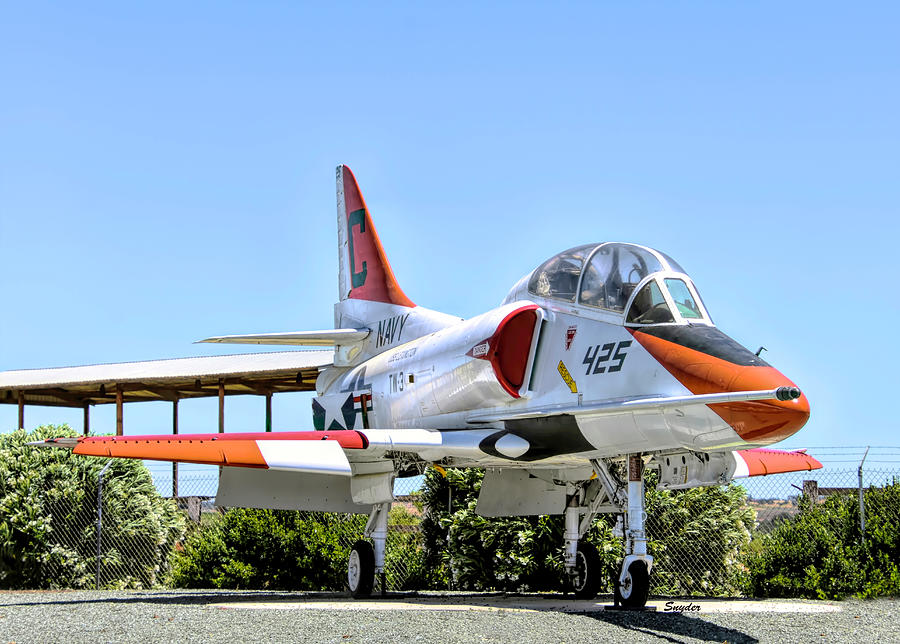 Douglas TA-4J Skyhawk Photograph by Floyd Snyder