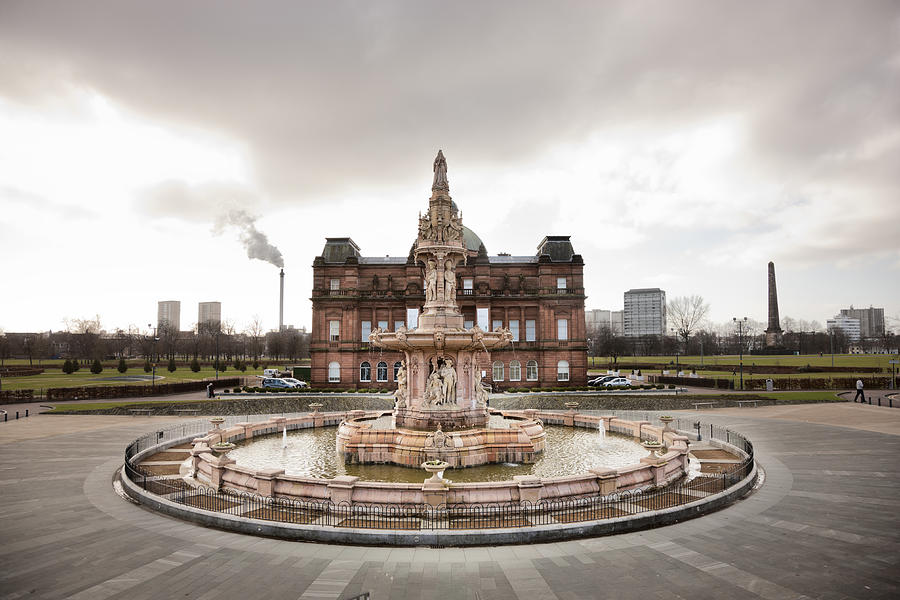 Doulton Fountain And Peoples Palace, Glasgow Photograph by Theasis