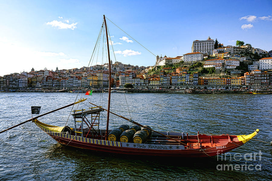 Douro Rabelo Boat Photograph by Olivier Le Queinec