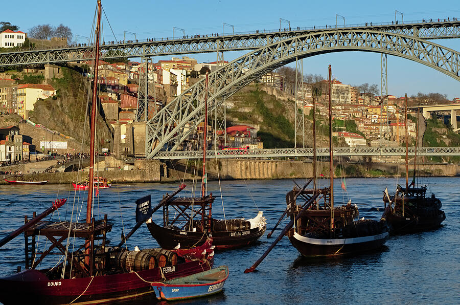 Douro Riverside in Porto Photograph by Angelo DeVal