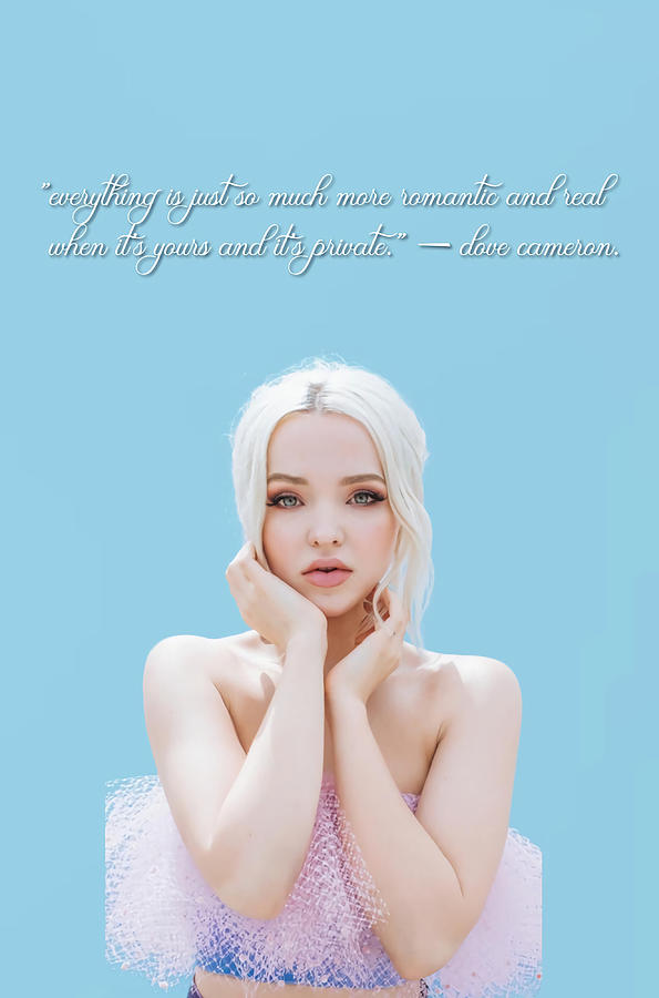 Dove Cameron Poster cool Painting by Suzanne Tara - Fine Art America