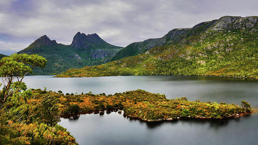 Dove Lake and Cradle Mountain Photograph by Lexa Harpell